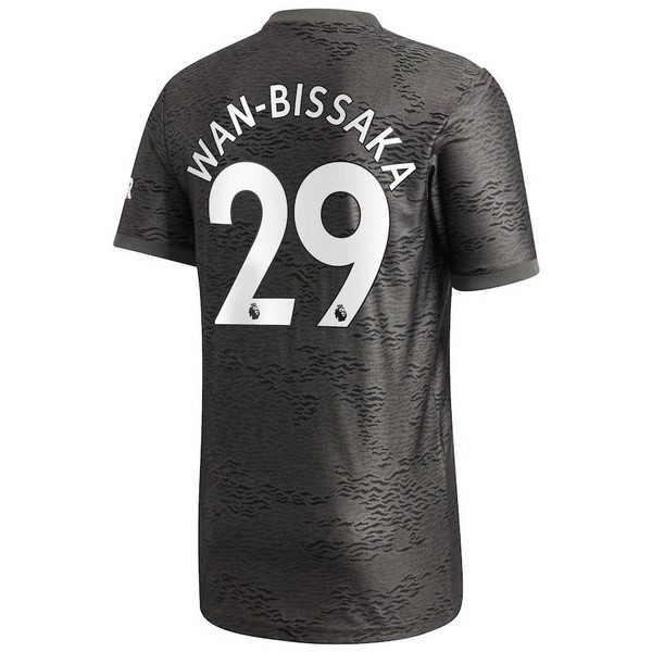 Camiseta Manchester United NO.29 Wan Bissaka Segunda equipo 2020-2021 Negro